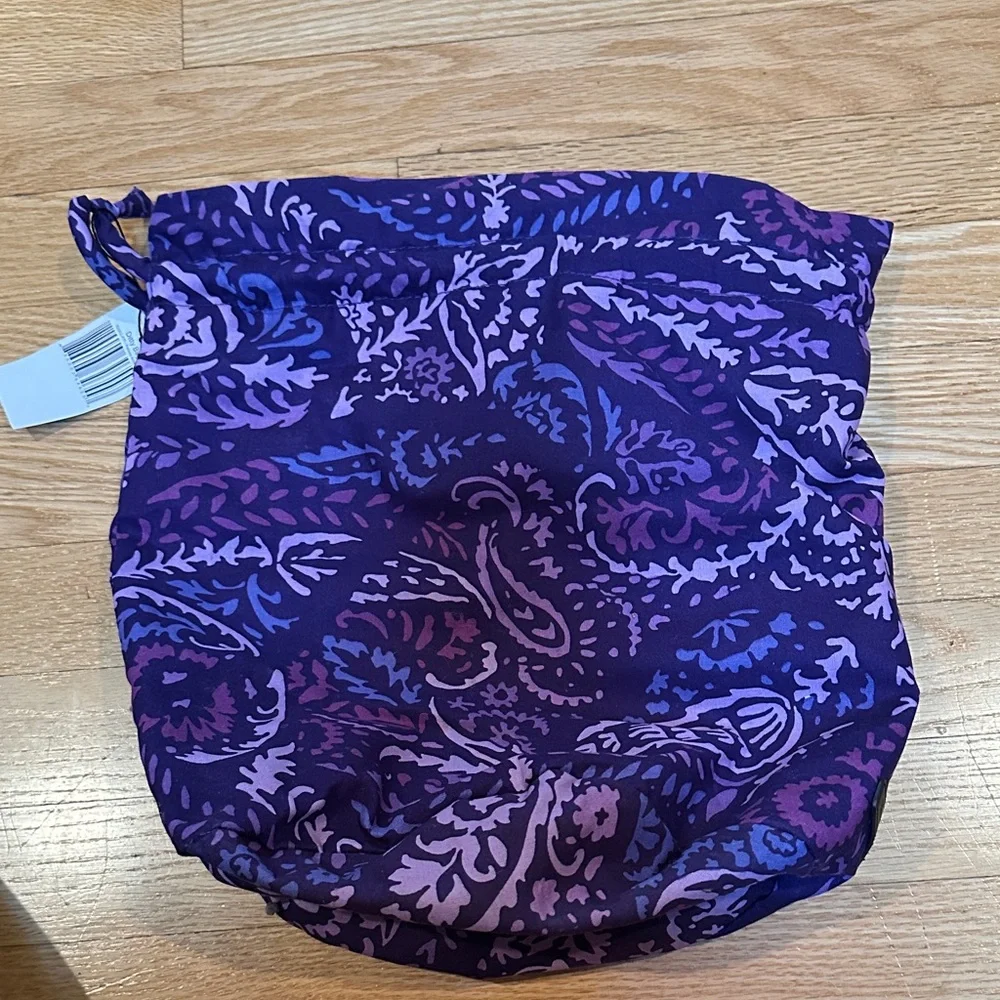 Vera Bradley Purple Paisley Bag and Ditty bag set - Picture 7 of 12